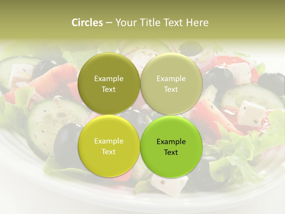 Mozzarella Greek Tomato PowerPoint Template