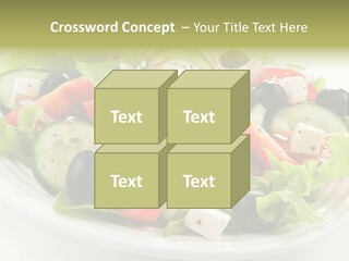 Mozzarella Greek Tomato PowerPoint Template