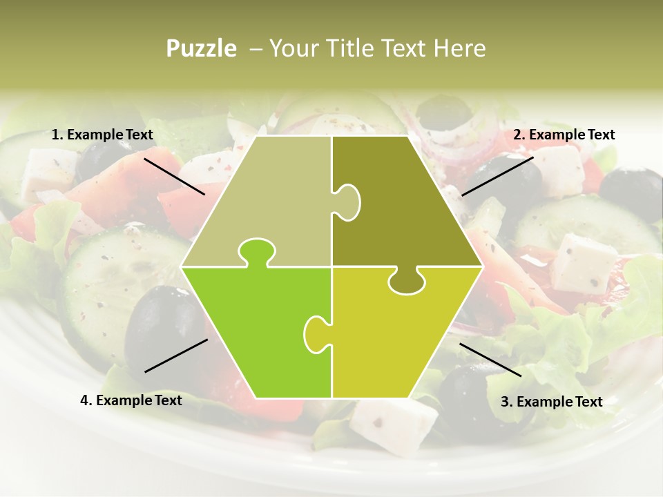 Mozzarella Greek Tomato PowerPoint Template