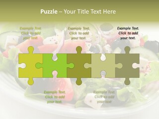 Mozzarella Greek Tomato PowerPoint Template