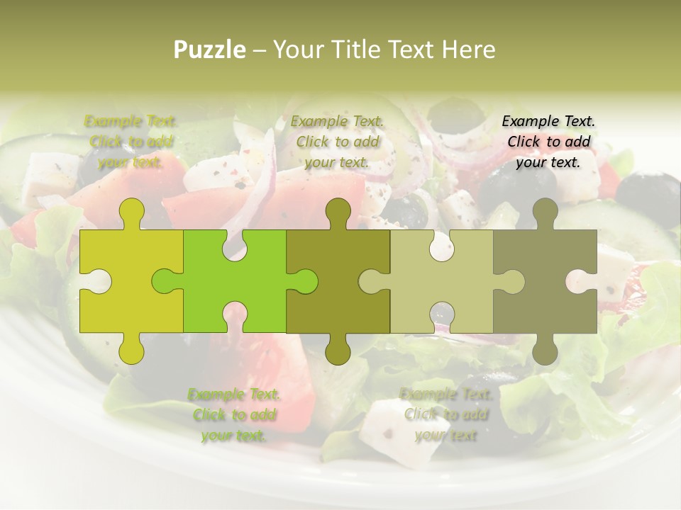 Mozzarella Greek Tomato PowerPoint Template