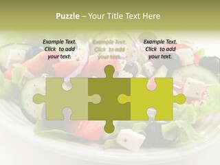 Mozzarella Greek Tomato PowerPoint Template