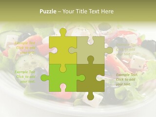 Mozzarella Greek Tomato PowerPoint Template