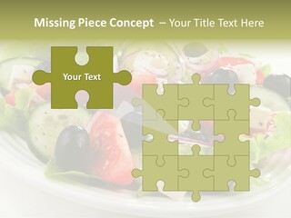 Mozzarella Greek Tomato PowerPoint Template