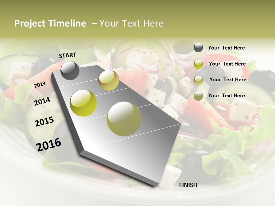 Mozzarella Greek Tomato PowerPoint Template