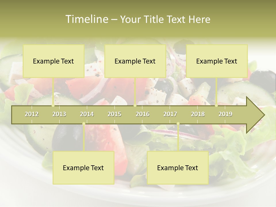 Mozzarella Greek Tomato PowerPoint Template