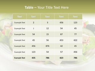 Mozzarella Greek Tomato PowerPoint Template