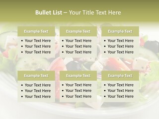 Mozzarella Greek Tomato PowerPoint Template