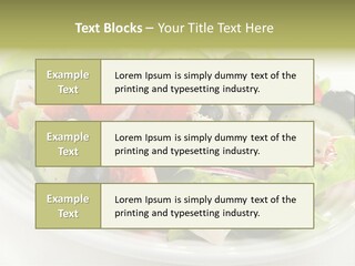 Mozzarella Greek Tomato PowerPoint Template