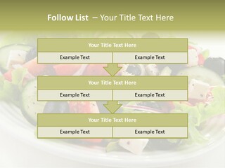 Mozzarella Greek Tomato PowerPoint Template