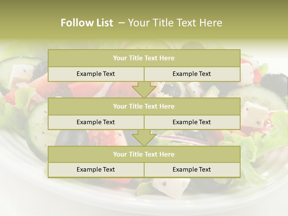 Mozzarella Greek Tomato PowerPoint Template