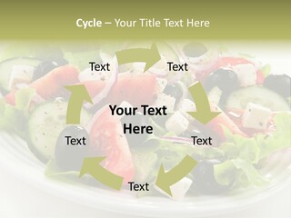 Mozzarella Greek Tomato PowerPoint Template