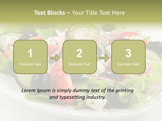 Mozzarella Greek Tomato PowerPoint Template