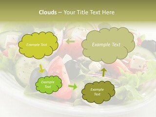 Mozzarella Greek Tomato PowerPoint Template