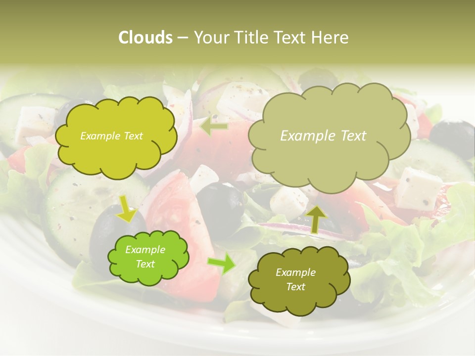 Mozzarella Greek Tomato PowerPoint Template