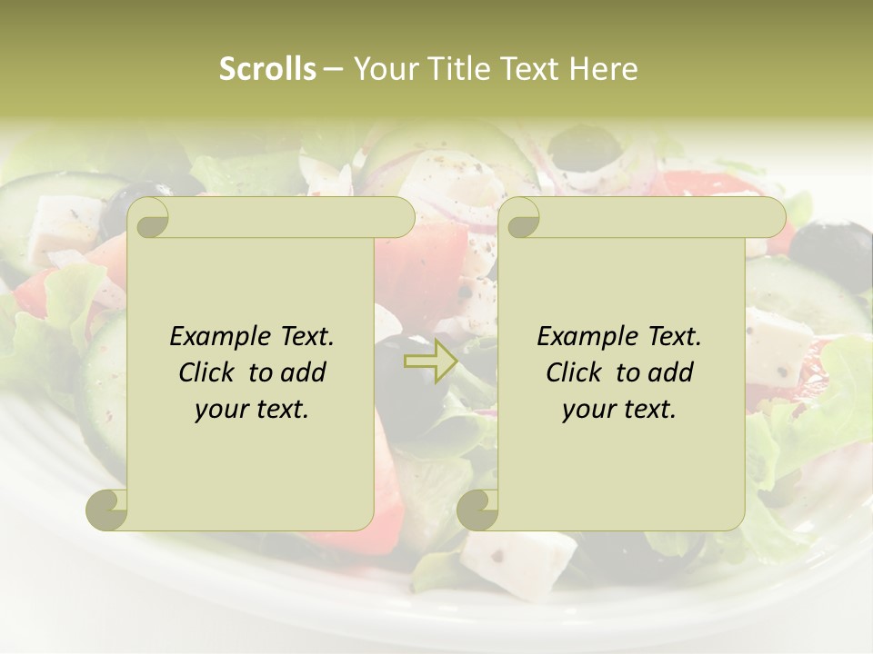 Mozzarella Greek Tomato PowerPoint Template