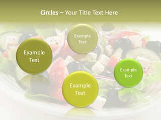 Mozzarella Greek Tomato PowerPoint Template