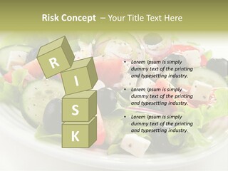 Mozzarella Greek Tomato PowerPoint Template