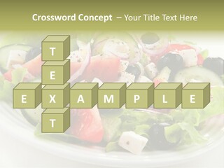 Mozzarella Greek Tomato PowerPoint Template