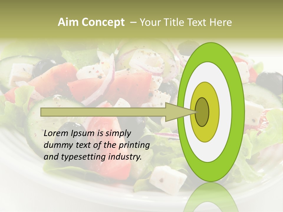 Mozzarella Greek Tomato PowerPoint Template