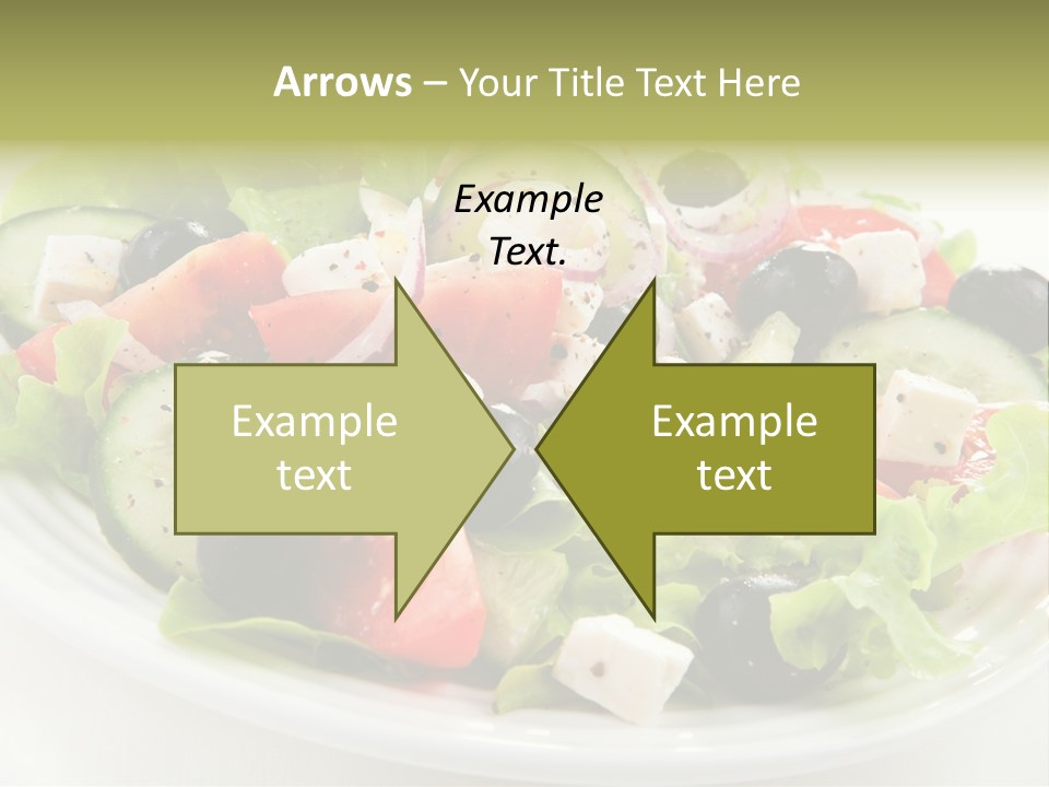 Mozzarella Greek Tomato PowerPoint Template