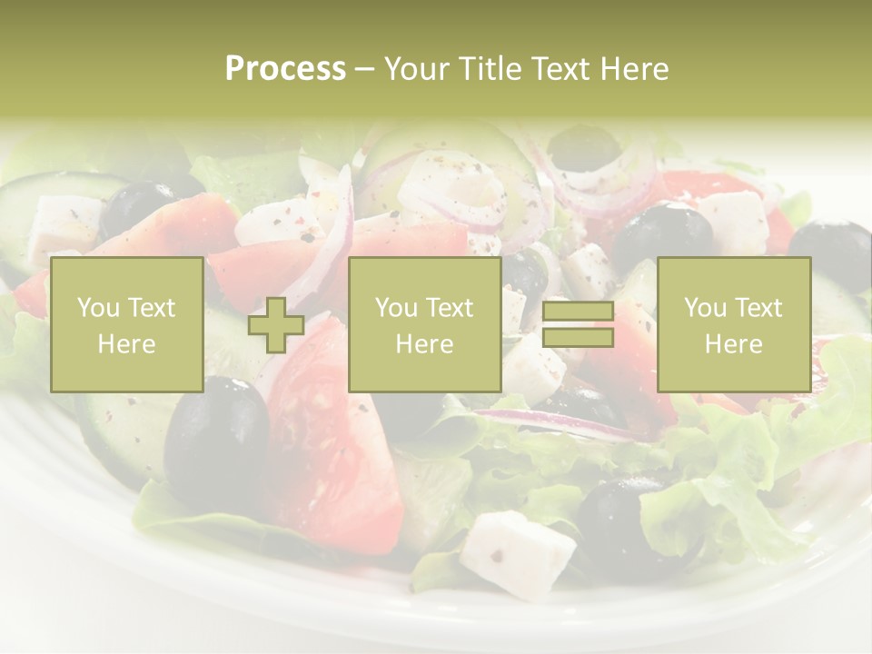 Mozzarella Greek Tomato PowerPoint Template