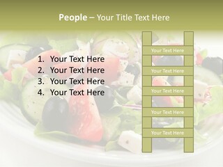 Mozzarella Greek Tomato PowerPoint Template