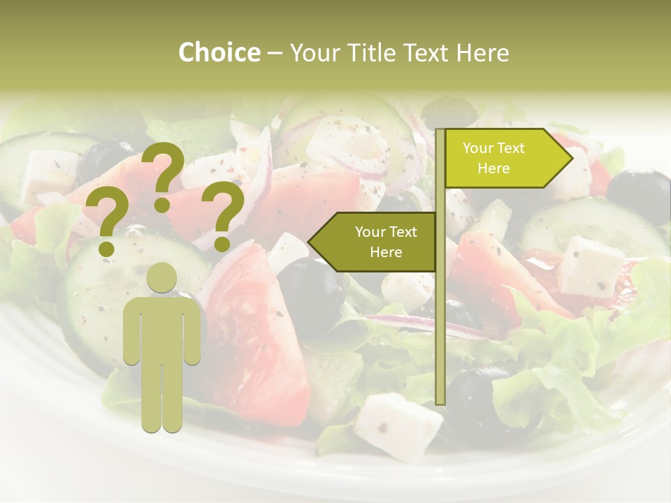 Mozzarella Greek Tomato PowerPoint Template