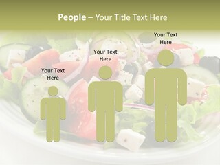 Mozzarella Greek Tomato PowerPoint Template