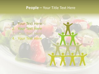 Mozzarella Greek Tomato PowerPoint Template