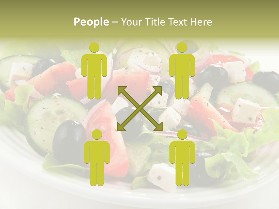 Mozzarella Greek Tomato PowerPoint Template