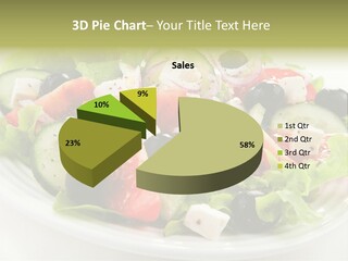 Mozzarella Greek Tomato PowerPoint Template