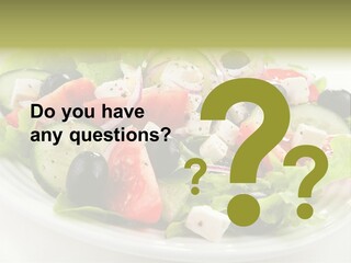 Mozzarella Greek Tomato PowerPoint Template