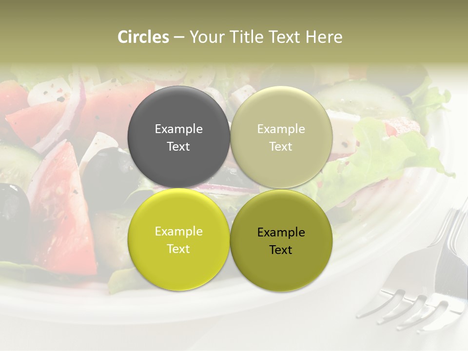 Cheese Diet Plate PowerPoint Template