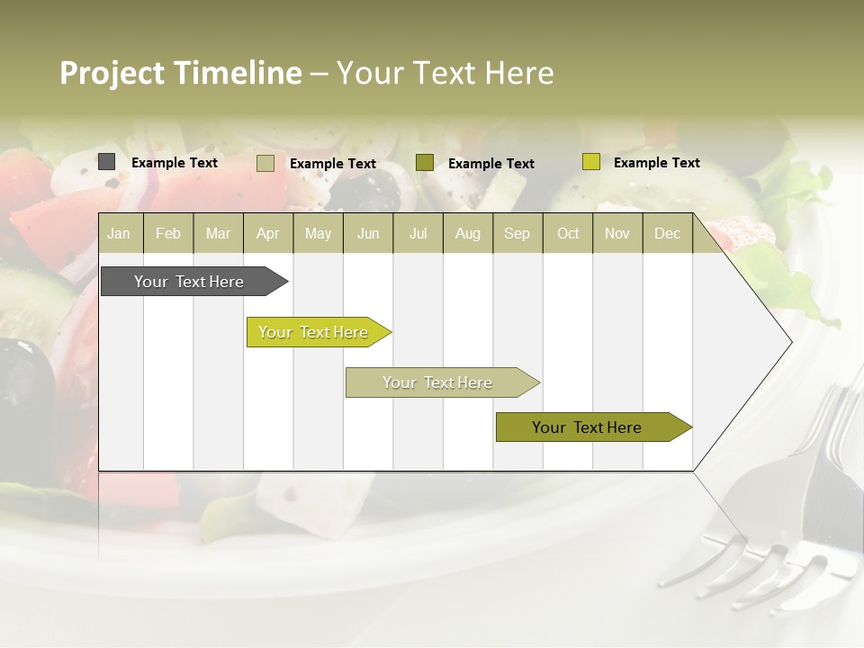 Cheese Diet Plate PowerPoint Template