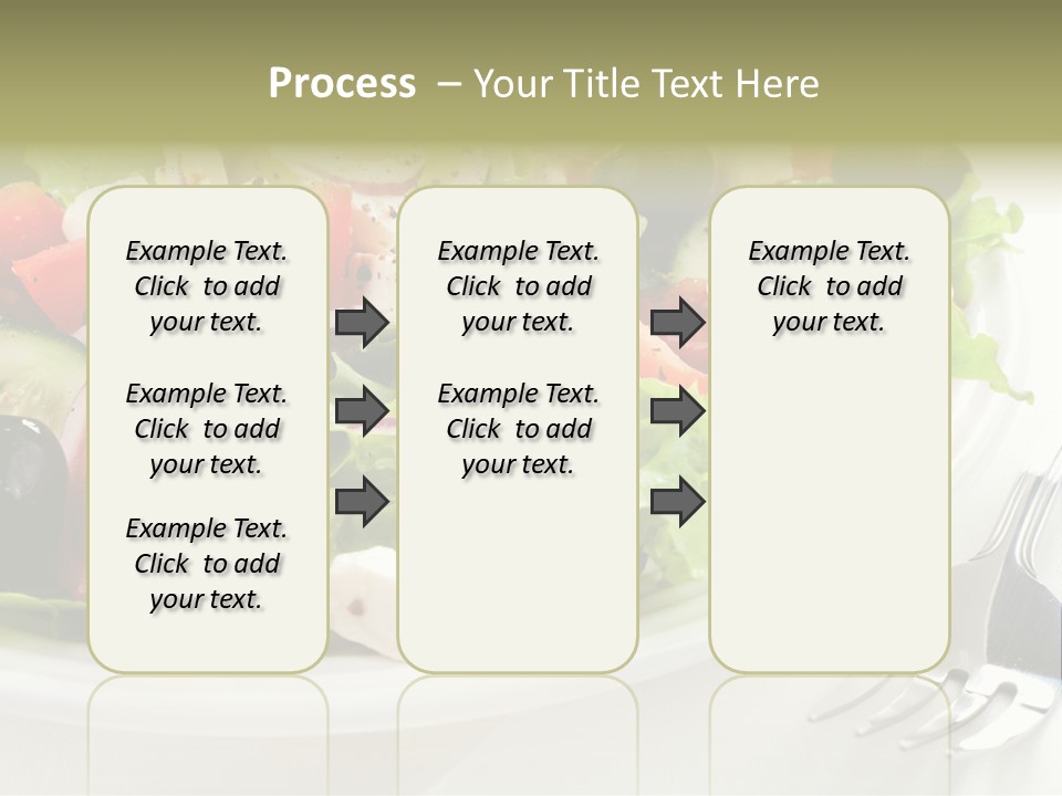 Cheese Diet Plate PowerPoint Template