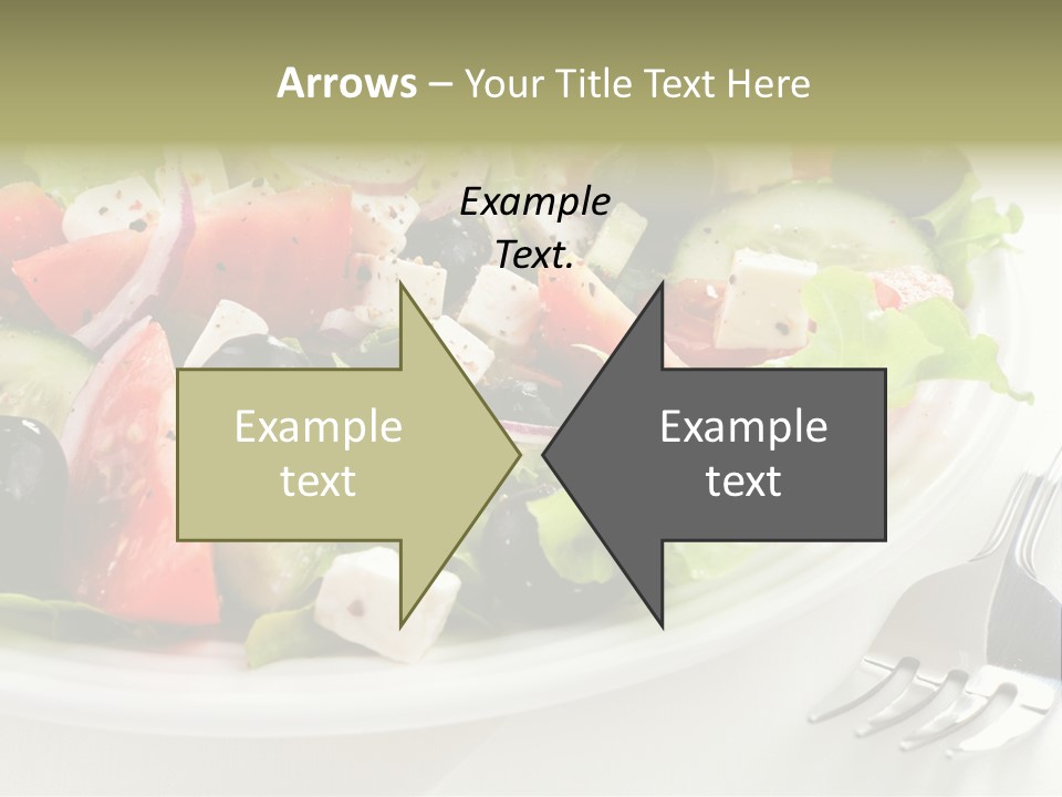Cheese Diet Plate PowerPoint Template