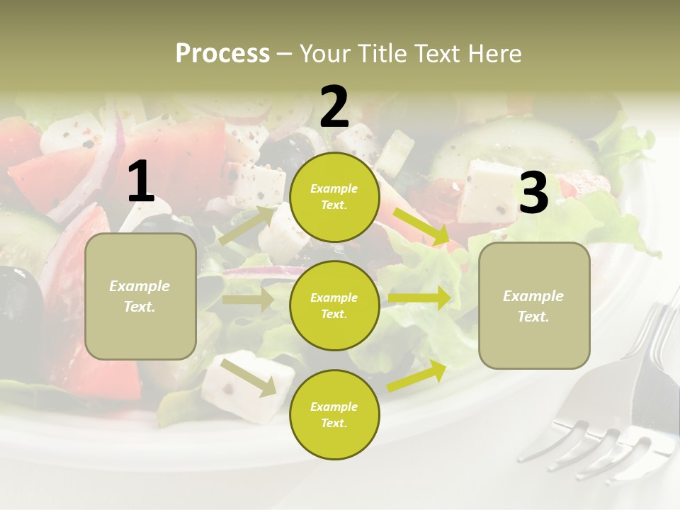Cheese Diet Plate PowerPoint Template
