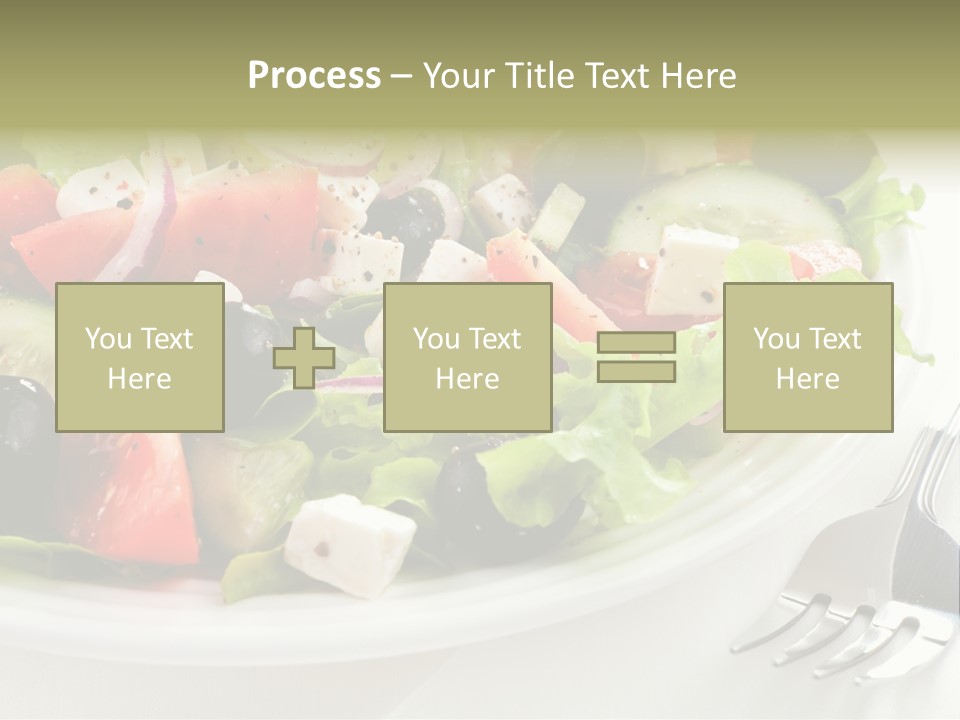 Cheese Diet Plate PowerPoint Template