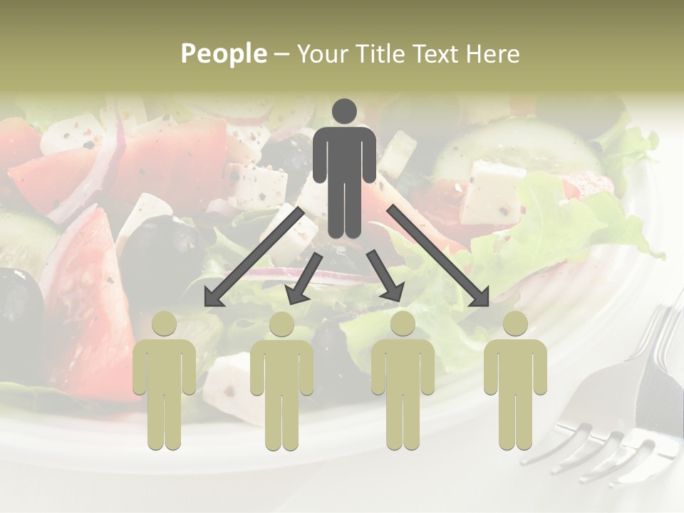 Cheese Diet Plate PowerPoint Template