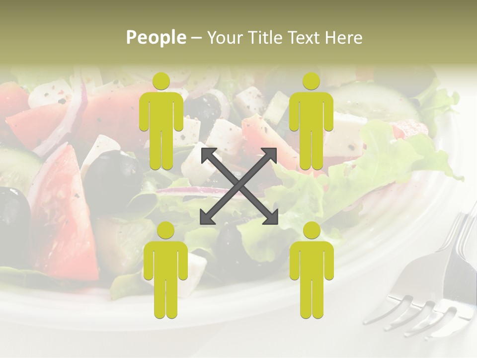 Cheese Diet Plate PowerPoint Template