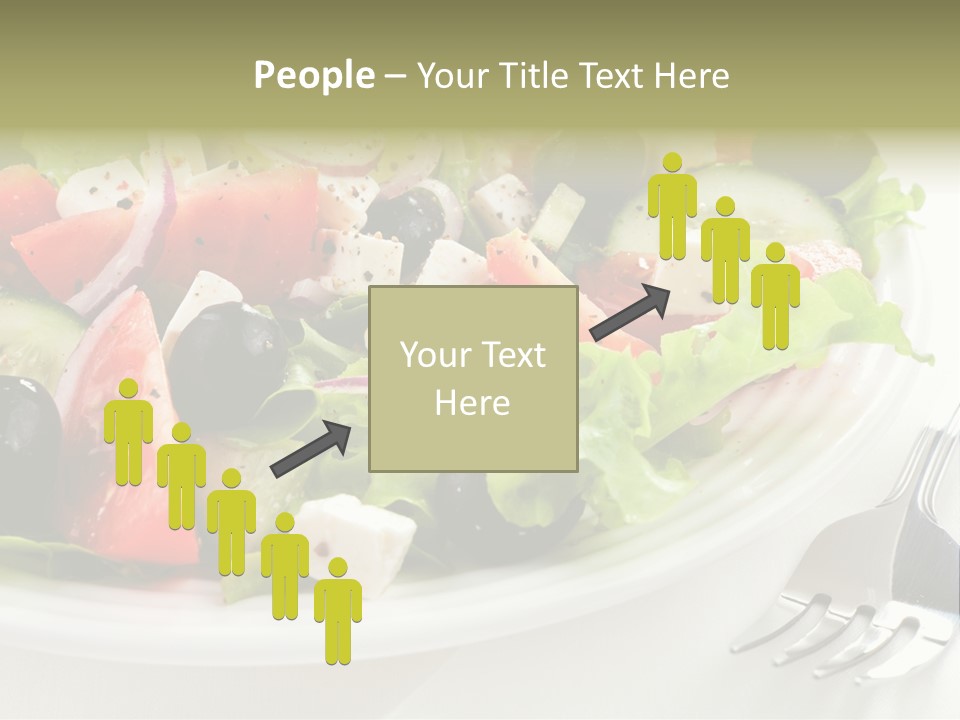 Cheese Diet Plate PowerPoint Template