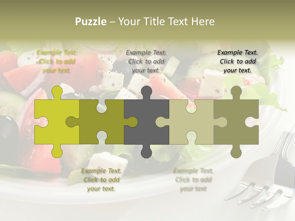 Lettuce Italian Low Fat PowerPoint Template