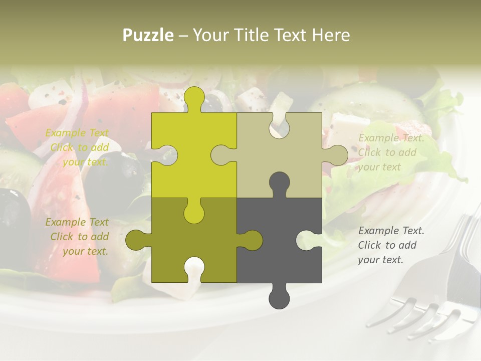 Lettuce Italian Low Fat PowerPoint Template