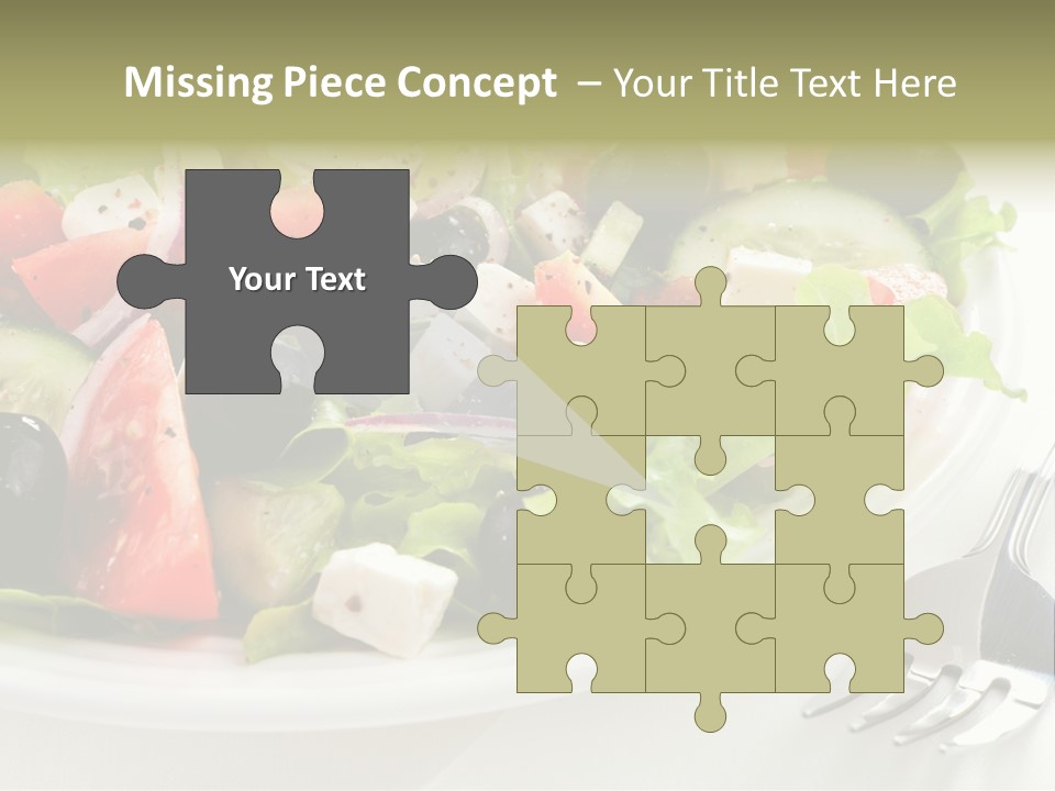 Lettuce Italian Low Fat PowerPoint Template