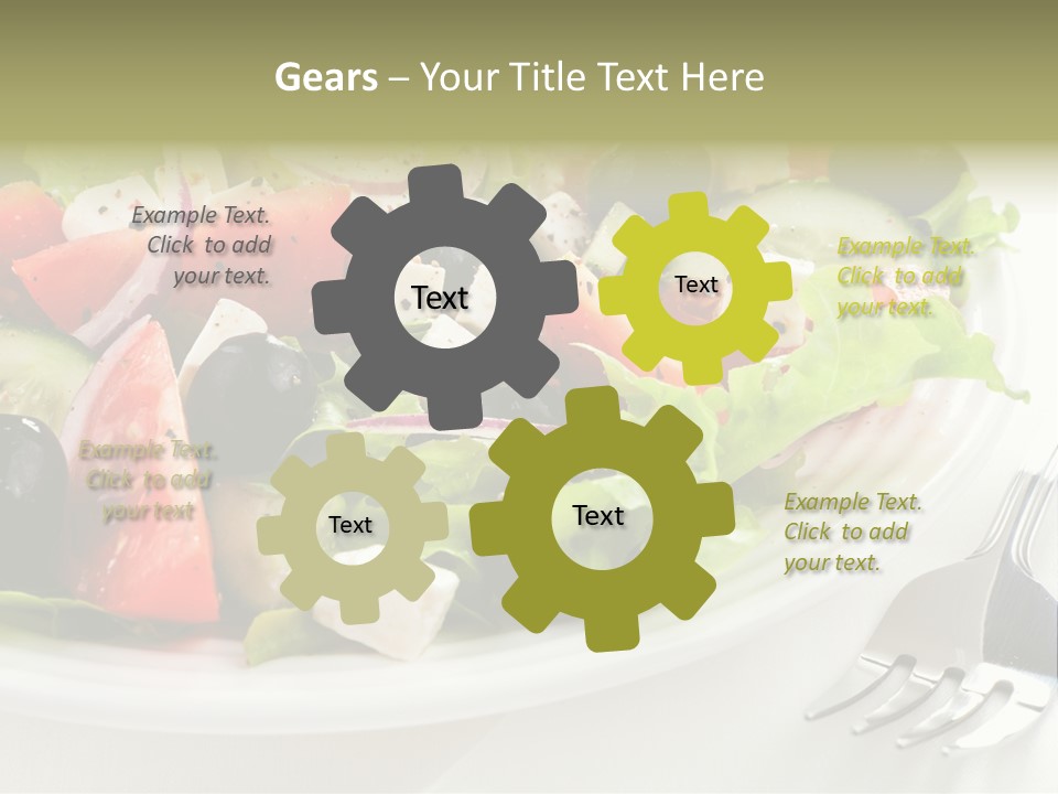 Lettuce Italian Low Fat PowerPoint Template