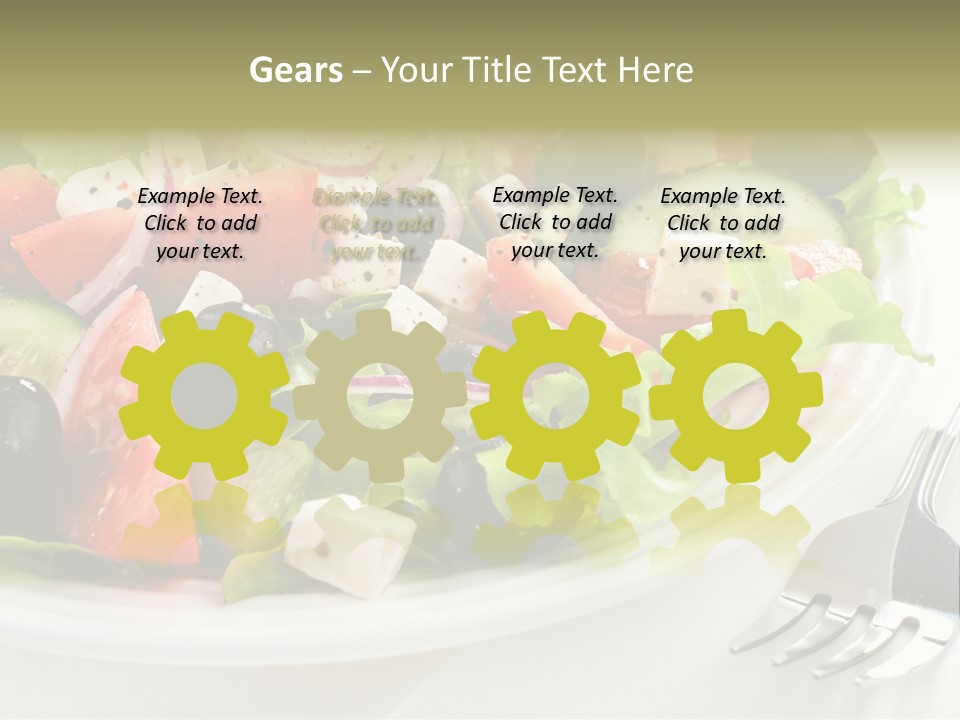 Lettuce Italian Low Fat PowerPoint Template