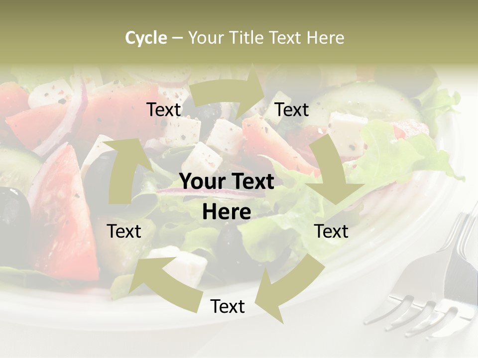 Lettuce Italian Low Fat PowerPoint Template