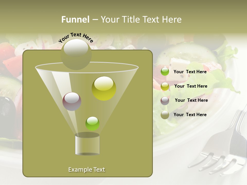 Lettuce Italian Low Fat PowerPoint Template