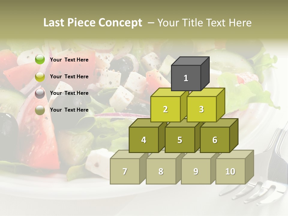 Lettuce Italian Low Fat PowerPoint Template